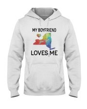 Lgbt My Boyfriend In New York Loves Me Shirt Hooded Sweatshirt thumbnail