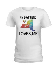 Lgbt My Boyfriend In New York Loves Me Shirt Ladies T-Shirt thumbnail