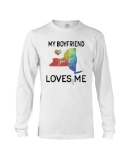Lgbt My Boyfriend In New York Loves Me Shirt Long Sleeve Tee thumbnail