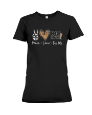 Peace Love Big Lots Shirt Premium Fit Ladies Tee thumbnail