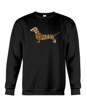 Leopard Print Dachshund Shirt Crewneck Sweatshirt thumbnail