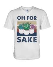 Vintage Cactus Oh For Sake Shirt V-Neck T-Shirt thumbnail