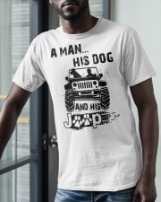 A Man His Dog And His Jeep Shirt Classic T-Shirt apparel-classic-tshirt-lifestyle-front-39