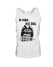 A Man His Dog And His Jeep Shirt Unisex Tank thumbnail