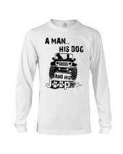 A Man His Dog And His Jeep Shirt Long Sleeve Tee thumbnail