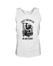 Death I Put The Bitch In Obituary Shirt Unisex Tank thumbnail