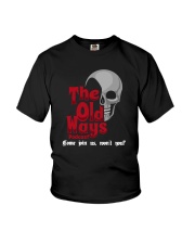 Skull The Old Ways Podcast Come Join Us Shirt Youth T-Shirt thumbnail