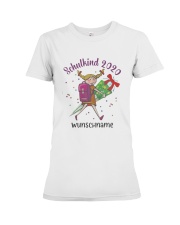 Schulkind 2020 Wunschname Shirt Premium Fit Ladies Tee thumbnail