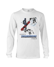 Mountain Happy Snowboarding Year Shirt Long Sleeve Tee thumbnail