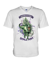 Dinosaurs To Carry Small Arm Shirt V-Neck T-Shirt thumbnail