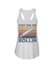 Vintage They See Me Rollin Shirt Ladies Flowy Tank thumbnail