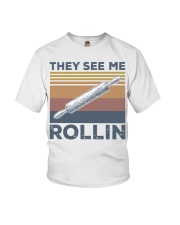 Vintage They See Me Rollin Shirt Youth T-Shirt thumbnail
