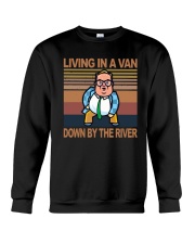 Vintage Living In A Van Down By The River Shirt Crewneck Sweatshirt thumbnail