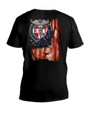 Respiratory Therapist American Flag Shirt V-Neck T-Shirt thumbnail