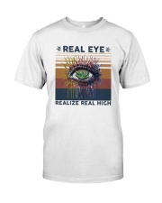 Vintage Weed Real Eye Realize Real High Shirt Premium Fit Mens Tee thumbnail