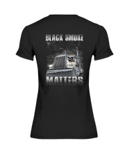 Trucker Black Smoke Matter Shirt Premium Fit Ladies Tee thumbnail