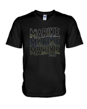 Marina And Arike Marike 3 X 24 Shirt V-Neck T-Shirt tile