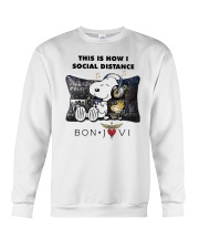 This Is How I Social Distance Bon Jovi Shirt Crewneck Sweatshirt thumbnail