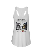 This Is How I Social Distance Bon Jovi Shirt Ladies Flowy Tank thumbnail