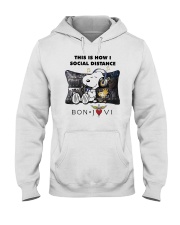 This Is How I Social Distance Bon Jovi Shirt Hooded Sweatshirt thumbnail