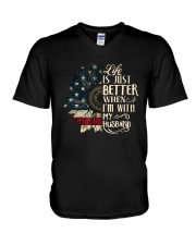 Life Is Just Better When Im With My Husband Shirt V-Neck T-Shirt thumbnail