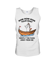 Unicorn Row Row Row Your Boat Gently Fuck Shirt Unisex Tank thumbnail