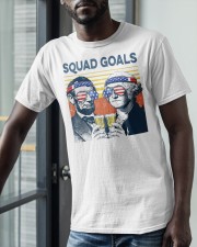 Vintage American Flag Squad Goals Shirt Classic T-Shirt apparel-classic-tshirt-lifestyle-front-39