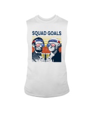 Vintage American Flag Squad Goals Shirt Sleeveless Tee thumbnail