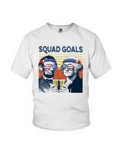 Vintage American Flag Squad Goals Shirt Youth T-Shirt thumbnail