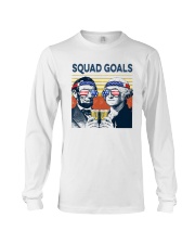 Vintage American Flag Squad Goals Shirt Long Sleeve Tee thumbnail