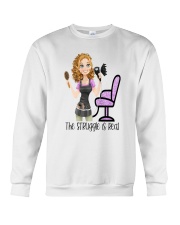 Hair Stylist The Struggle Is Real Shirt Crewneck Sweatshirt thumbnail