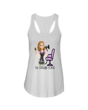 Hair Stylist The Struggle Is Real Shirt Ladies Flowy Tank thumbnail