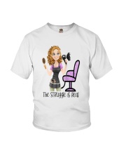 Hair Stylist The Struggle Is Real Shirt Youth T-Shirt thumbnail