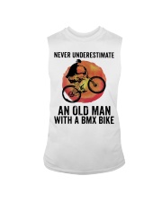 Vintage Never Underestimate An Old Man Shirt Sleeveless Tee thumbnail