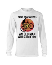 Vintage Never Underestimate An Old Man Shirt Long Sleeve Tee thumbnail