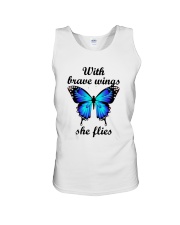 Butterfly With Brave Wings She Flies Shirt Unisex Tank thumbnail