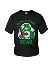 Cannabis Don't Care Bear Shirt Youth T-Shirt thumbnail