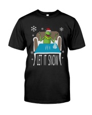 Christmas Santa Frog Let It Snow Shirt Premium Fit Mens Tee tile