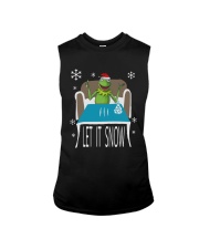 Christmas Santa Frog Let It Snow Shirt Sleeveless Tee tile