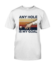 Vintage Any Hole Is My Goal Shirt Premium Fit Mens Tee tile