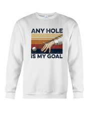 Vintage Any Hole Is My Goal Shirt Crewneck Sweatshirt tile