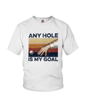 Vintage Any Hole Is My Goal Shirt Youth T-Shirt tile