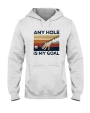 Vintage Any Hole Is My Goal Shirt Hooded Sweatshirt tile