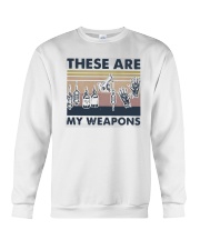 Vintage These Are My Weapons Shirt Crewneck Sweatshirt thumbnail