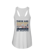 Vintage These Are My Weapons Shirt Ladies Flowy Tank thumbnail