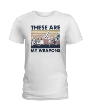 Vintage These Are My Weapons Shirt Ladies T-Shirt thumbnail