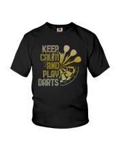 Keep Calm And Play Darts Shirt Youth T-Shirt thumbnail