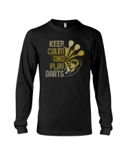 Keep Calm And Play Darts Shirt Long Sleeve Tee thumbnail