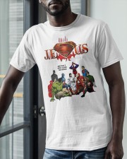 Jesus Is My Superhero Shirt Classic T-Shirt apparel-classic-tshirt-lifestyle-front-39