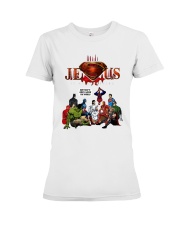 Jesus Is My Superhero Shirt Premium Fit Ladies Tee thumbnail